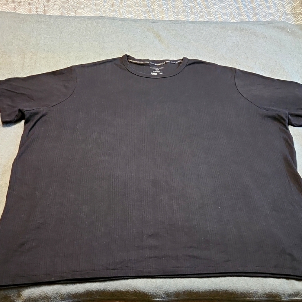 Men's Black Shaquille O'Neal Ribbed T-Shirt